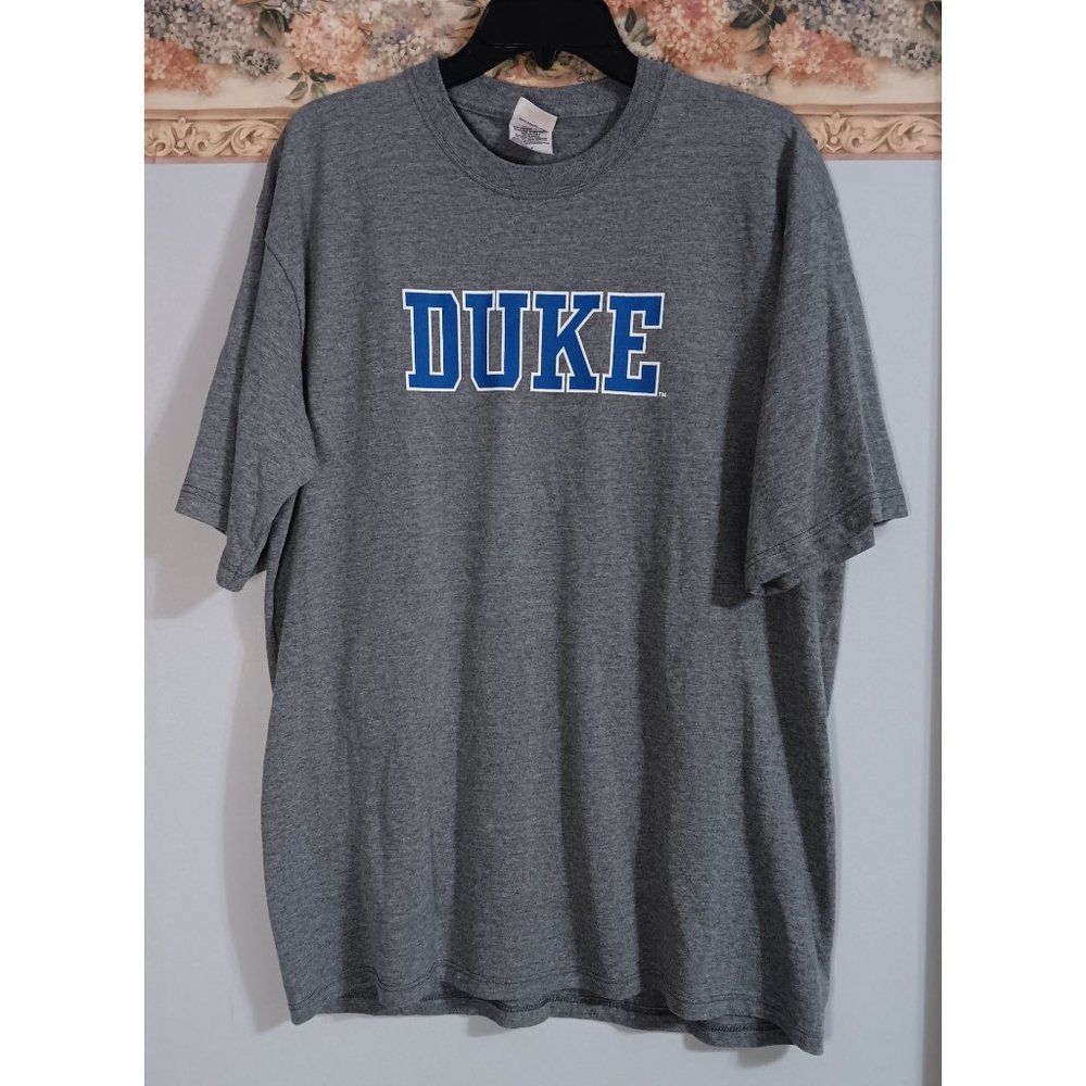 Soffe Dri Relase Odor Control Grey XL Duke Blue Devil Athleisure Casual T-Shirt